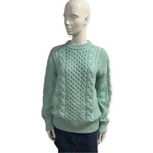 Sporting Life 1979 Cable Knit Fisherman Sweater